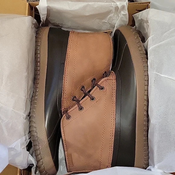 NWT Sperry Men\'s Breakwater Duck Boots Tan Brown Waterproof Leather Size 11 Sperry | Shoes | Nwt Sperry Mens Breakwater Duck Boots Tan  main image 2